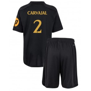 Real Madrid Daniel Carvajal #2 Rezervni Dres za Dječji 2023-24 Kratak Rukavima (+ kratke hlače)